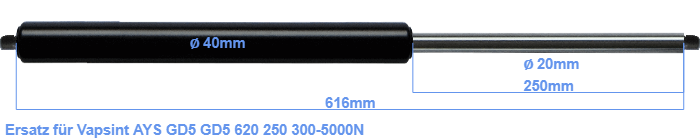 Vapsint AYS GD5 GD5 620 250